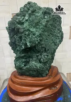 Tác Phẩm Đá Malachite Cao 33 (cm) 9,3kg