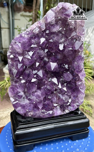Tinh Thể Đá Thạch Anh Tím Cao 29 Ngang 25 (cm) 5,8kg