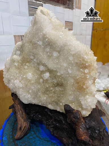 Tinh Thể Đá Thạch Anh Trắng Cao 25 Ngang 30 (cm) 6,5kg