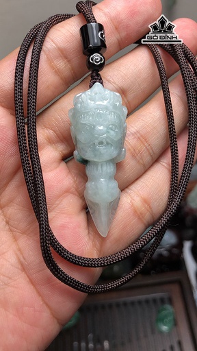 Mặt Dây Chuyền Chùy Kim Cang Đá Cẩm Thạch Cao 47 Ngang 18,4 Sâu 12,3 (mm) 13g