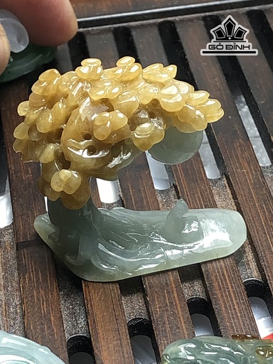 Mặt Dây Chuyền Ngộ Đạo Đá Cẩm Thạch Cao 32 Ngang 36 Sâu 17 (mm) 18g