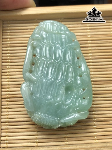 Tác Phẩm Thiềm Thừ Đốt Trúc Kim Tiền Đá Cẩm Thạch Cao 49,3 Ngang 30 Sâu 11,3 (mm) 23g