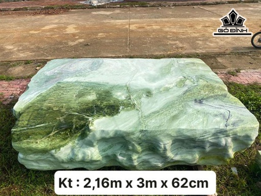 Sập Đá Serpentine Cao 216 Ngang 300 Sâu 62 (cm)