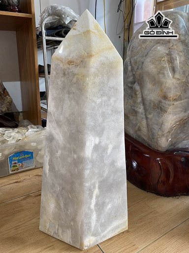 Nhất Trụ Đá Thạch Anh Cao 60 Ngang 28 (cm) 52kg