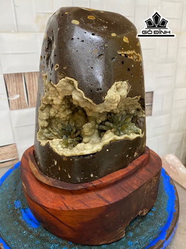 Bông Hoa Ưu Đàm Đá Trầm Tích Cao 23 (cm) 6,6kg