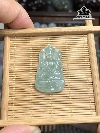 Mặt Dây Chuyền Hư Không Đá Cẩm Thạch Cao 34 Ngang 20 Sâu 4,6 (mm) 5,7g