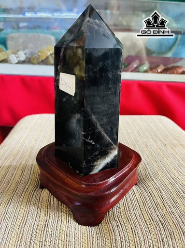 Trụ Đá Thạch Anh Đen Cao 19 (cm) 1,22kg