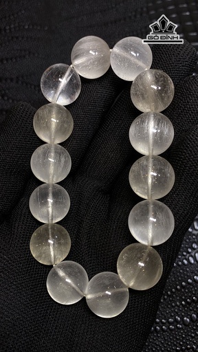Vòng Tay Đá Thạch Anh Tóc Trắng Đường Kính 16,4 (mm) 84,2g