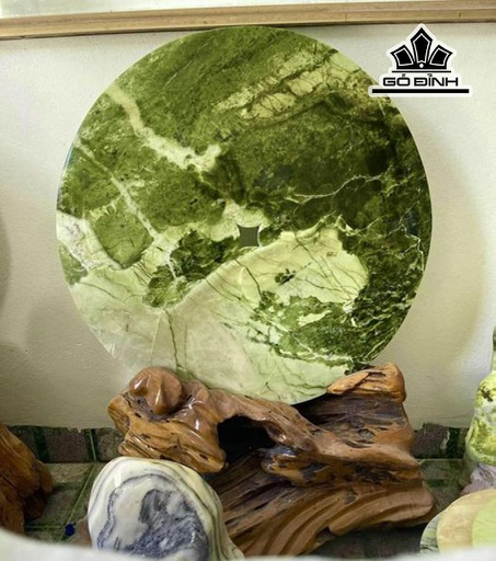 Đồng Điếu Đá Serpentine Đường Kính 60 (cm)