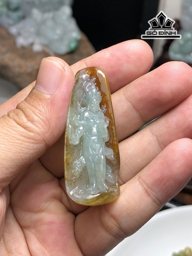 Mặt Dây Chuyền Tara Đá Cẩm Thạch Cao 51 Ngang 23,4 Sâu 11 (mm) 17g