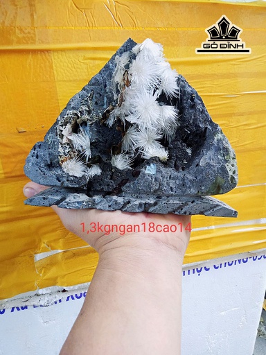 Bông Hoa Ưu Đàm Đá Trầm Tích Cao 14 Ngang 18 (cm) 1,3kg
