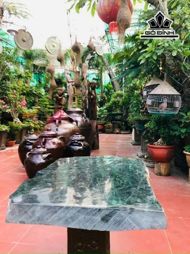 Mặt Bàn Đá Canxedon Cao 80 Ngang 55 (cm) 100kg