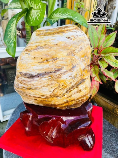 Tác Phẩm Gỗ Hóa Ngọc Cao 32 (cm) 11kg