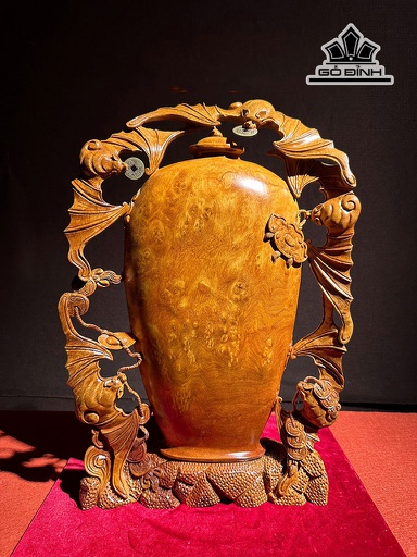 Chum Phú Quý Gỗ Nu Hương Cao 48 Ngang 32 Sâu 11 (cm)