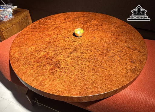 Tấm Bàn Tròn Gỗ Nu Hương Đường Kính 86 Dày 4,5 (cm)