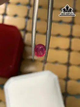 Viên Đá Ruby Cao 6,1 Ngang 5,3 Sâu 2,3 (mm) 0,75cts