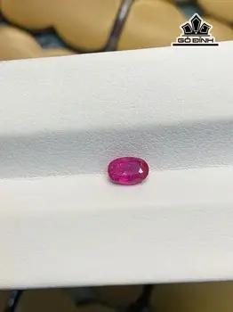 Viên Đá Ruby Lục Yên Cao 6,1 Ngang 3,9 Sâu 2,7 (mm) 0,7cts