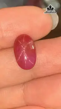 Viên Đá Ruby Sao Yên Bái 5,55cts