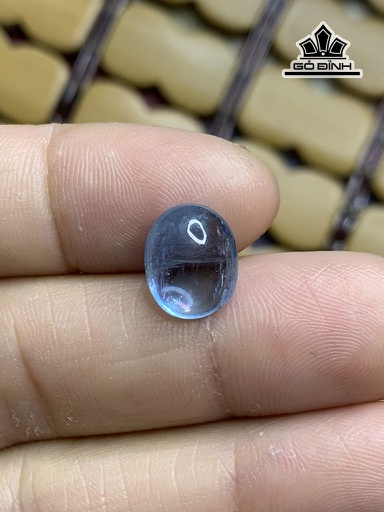 Viên Đá Aquamarine Cao 11,1 Ngang 8,8 Sâu 5,2 (mm) 3,65cts