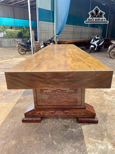 Bàn Ăn Gỗ Lim Xanh Kích Thước 100x18x410 (cm) HĐL