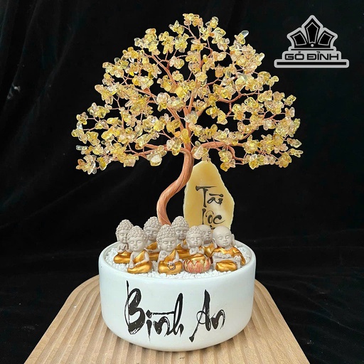 Cây Trung Sum Đá Thạch Anh Cao 28 (cm)