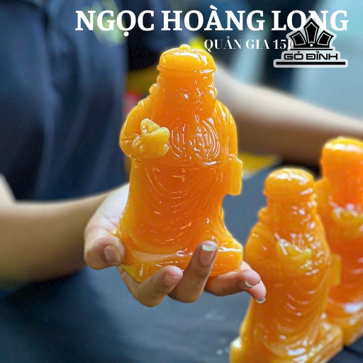 Ông Quản Gia Đá Ngọc Hoàng Long Cao 15 (cm)