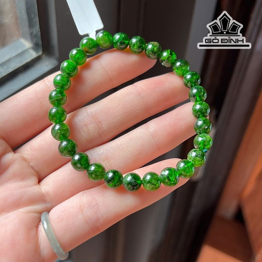 Vòng Tay Đá Diopside Đường Kính 6,8 (mm)