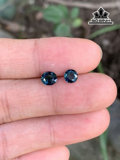 Cặp Đá Sapphire Xanh 1,4cts