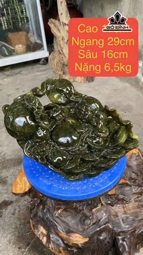 Tượng Di Lặc Đá Serpentine Cao 17 Ngang 29 Sâu 16 (cm) 6,5kg