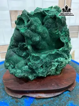 Tác Phẩm Đá Malachite Cao 15 (cm) 1,5kg