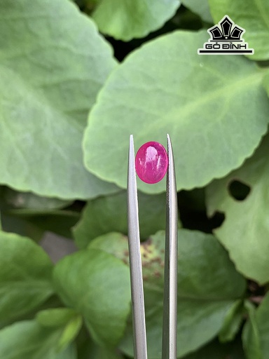 Viên Đá Ruby Lục Yên Cao 8 Ngang 6,2 Sâu 3,2 (mm) 1,65cts