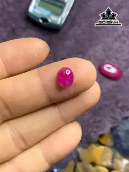 Viên Đá Ruby Lục Yên Cao 8,2 Ngang 7 Sâu 3,5 (mm) 2,20cts