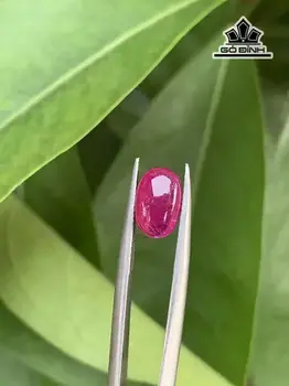 Viên Đá Ruby Lục Yên Cao 9 Ngang 6 Sâu 3 (mm) 1,8cts