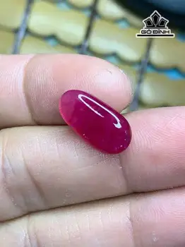 Viên Đá Ruby Lục Yên Cao 15,5 Ngang 8 Sâu 3,9 (mm) 6,10cts