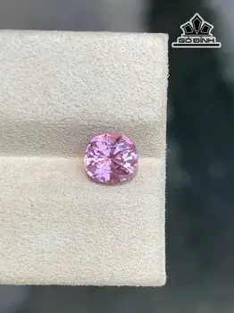 Viên Đá Spinel Trắng Hồng Cao 6,8 Ngang 6,4 Sâu 5 (mm) 1,44cts