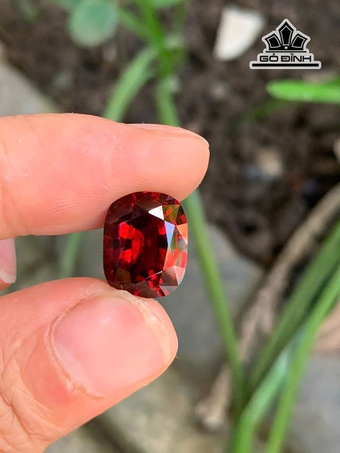 Viên Đá Garnet Cao 13 Ngang 10,2 Sâu 6,5 (mm) 7,45cts