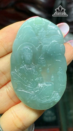 Mặt Dây Chuyền Hư Không Đá Cẩm Thạch Cao 56,7 Ngang 36 Sâu 5,7 (mm) 26g