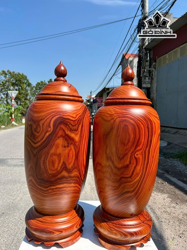 Chum Phú Quý Gỗ Cẩm Cao 71 Đường Kính 27 (cm) 62kg 2 Quả