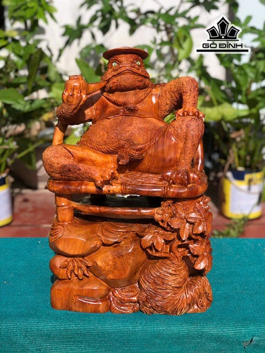 Tổng Cóc Xông Trầm Gỗ Hương Cao 57 Ngang 36 Sâu 30 (cm)