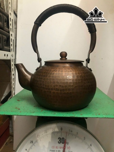 Ấm Bằng Đồng Đường Kính 16 (cm)