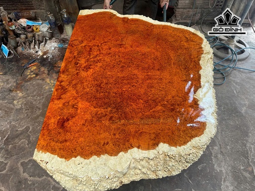 Tấm Tranh - Bàn Trà Gỗ Nu Hương Ngang 140 Rộng 100 Dày 8,5 (cm)