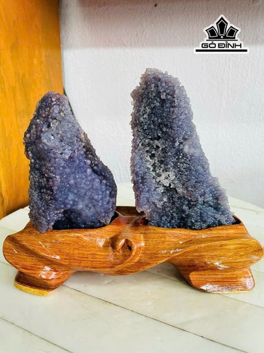 Cặp Đá Mã Não Cao 20 Ngang 18 (cm) 1,5kg