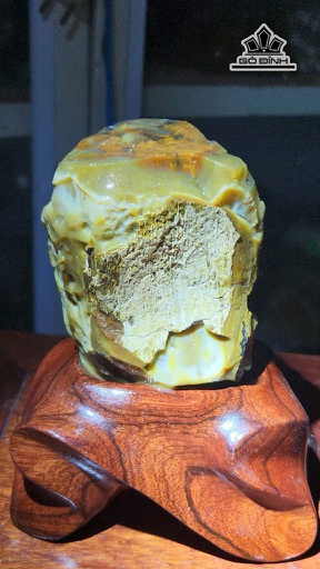 Tác Phẩm Gỗ Hóa Ngọc Cao 17 Ngang 10 (cm) 1kg