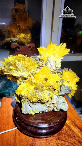 Tác Phẩm Hoa Ưu Đàm Đá Trầm Tích Cao 25 Ngang 23 (cm) 2,6kg