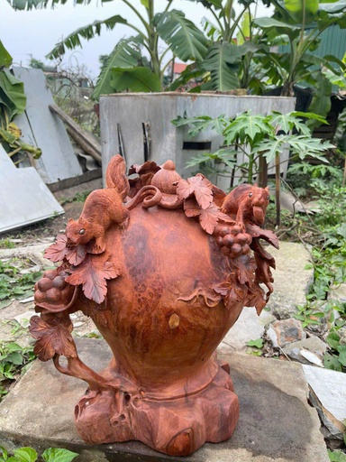 Bình Phú Quý Gỗ Nu Hương Cao 44 Ngang 38 Sâu 32 (cm) - 18kg