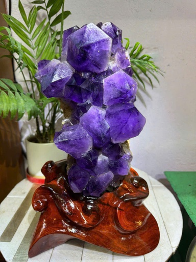 Khối Đá Thạch Anh Tím Cao 37 Ngang 15 (cm) 8,2kg