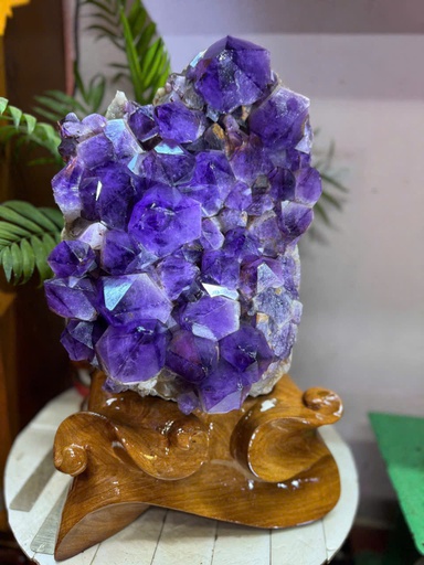 Khối Đá Thạch Anh Tím Cao 45 Ngang 23 (cm) 19kg