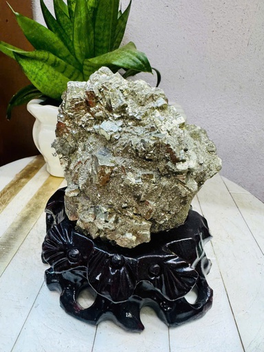 Tác Phẩm Đá Pyrite Cao 17 Ngang 13 (cm) 3,2kg