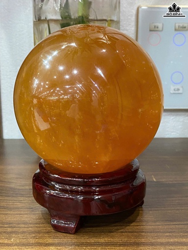 Bi Cầu Đá Canxit Đường Kính 9,5 (cm) 1,33kg