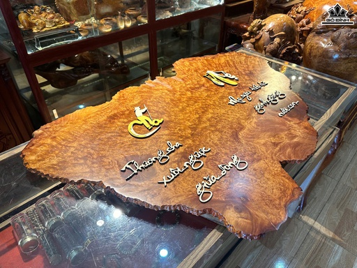 Tranh Cha Mẹ Gỗ Nu Hương Cao 60 Ngang 100 Sâu 1 (cm)